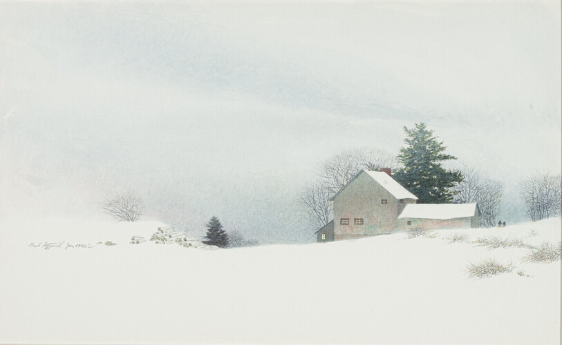 Jour de tempête (neige de mars)