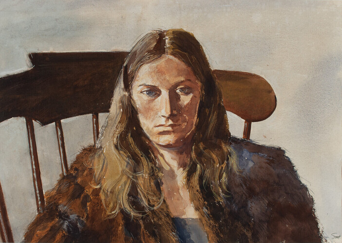 Portrait of a Girl in a Fur Coat