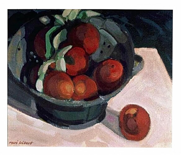 Sans titre (Nature morte avec pommes)