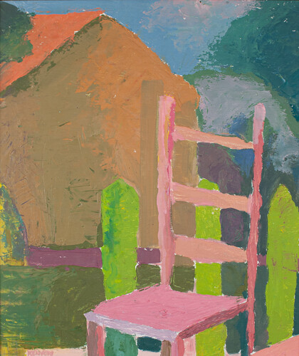 Pink Ladder Back Chair