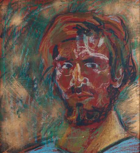 Self Portrait with Gold Spots