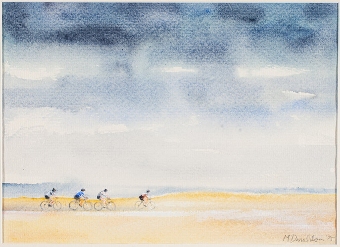Cyclists and Sand Dunes