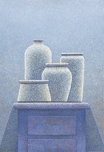 Blue Jars Still-Life