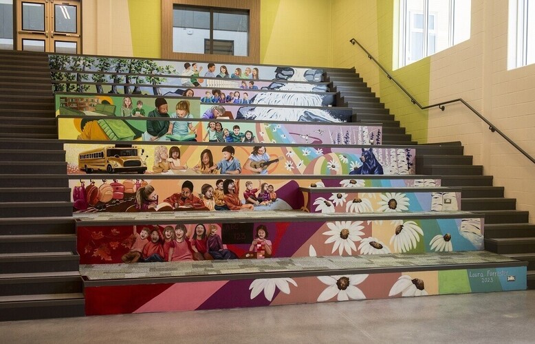 Hanwell Park Academy Mural - Ascension 