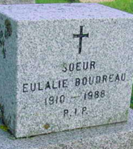 Soeur [Sister] Eulalie Boudreau
